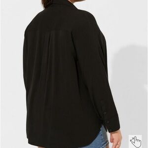 Torrid long sleeve button down shirt